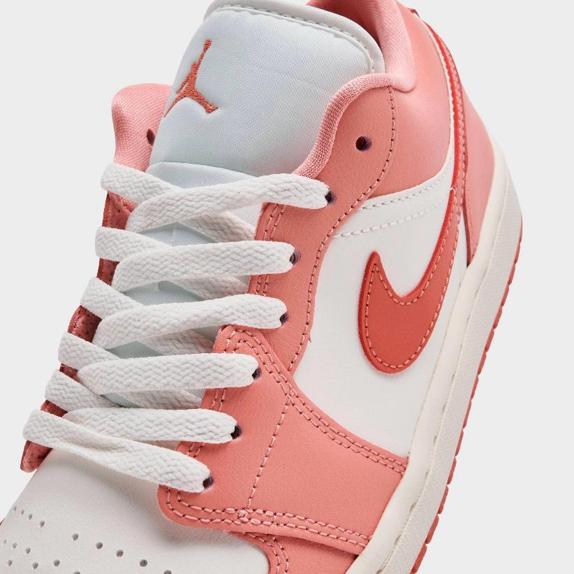 Air Jordan 1 Low White/Pink Oxford-Sail