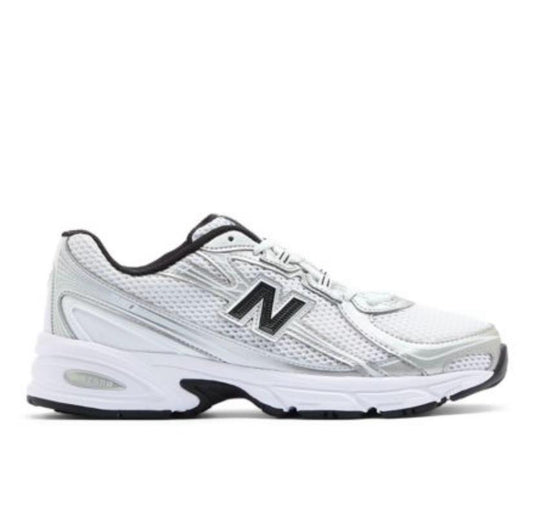 New Balance 740 White Silver Metallic Navy