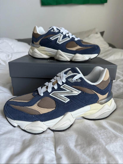New Balance 9060 Navy Mushroom